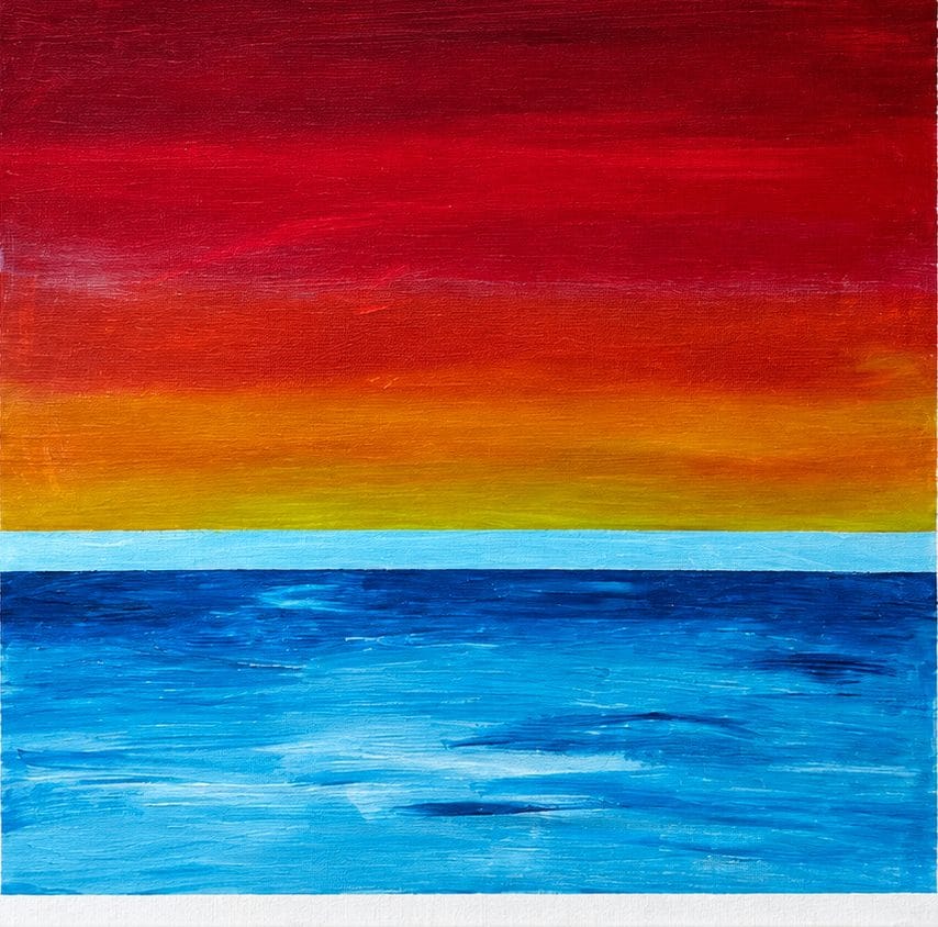 Last Light at Sea